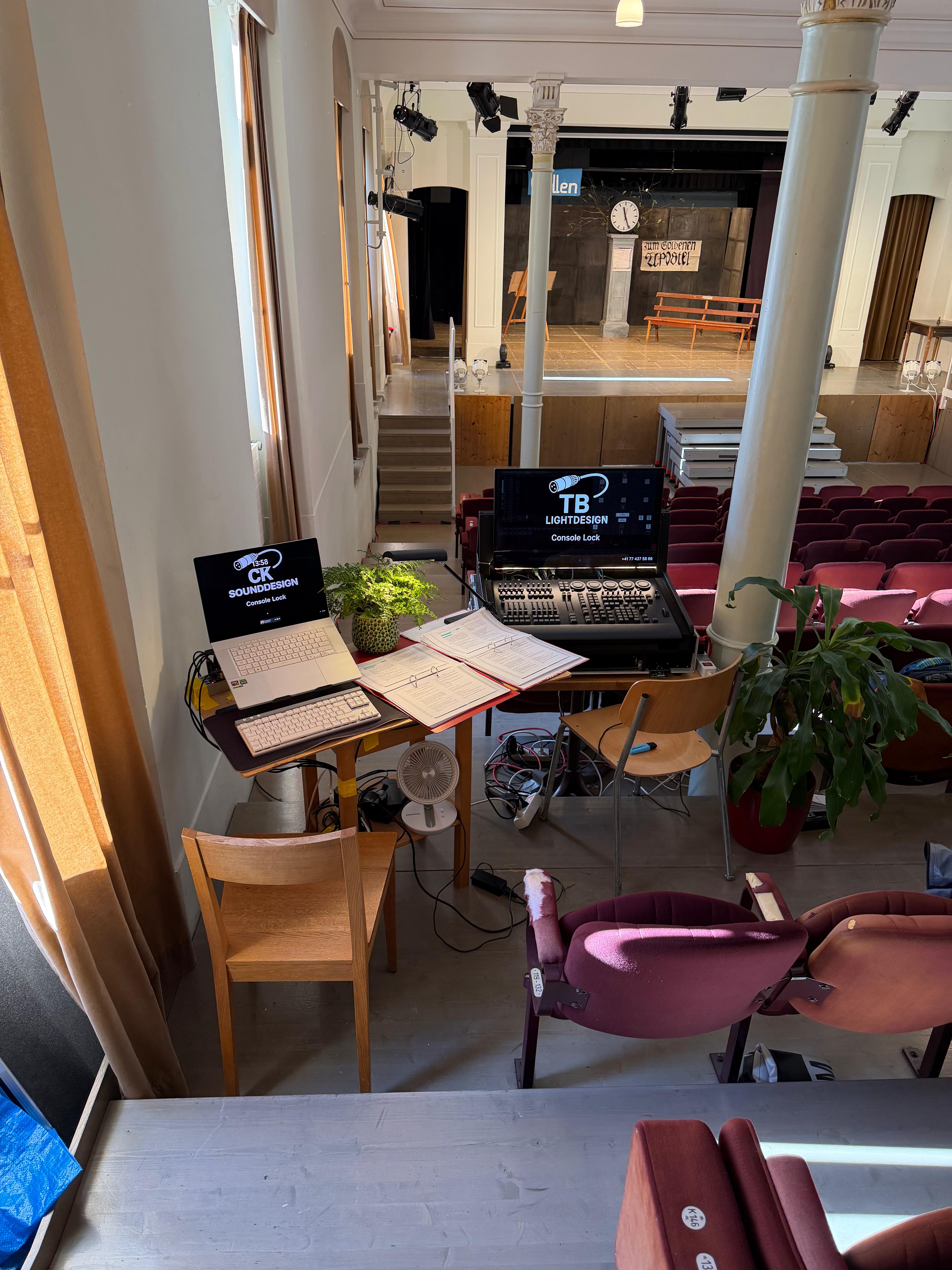 Bühnentechnik im Kollegitheater Engelberg